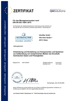 Zertifikat ISO 14001